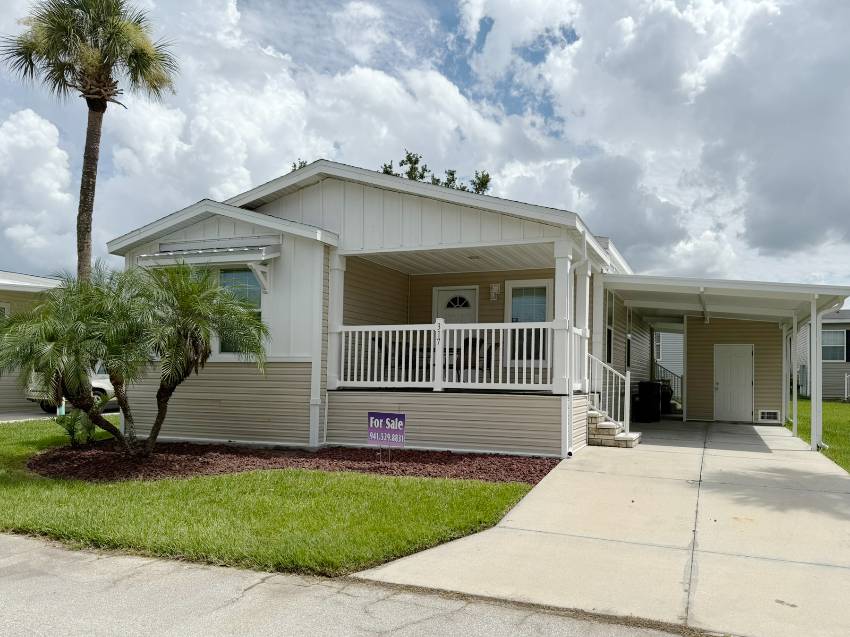 Ellenton, FL Mobile Home for Sale located at 317 Den Helder Ave Colony Cove